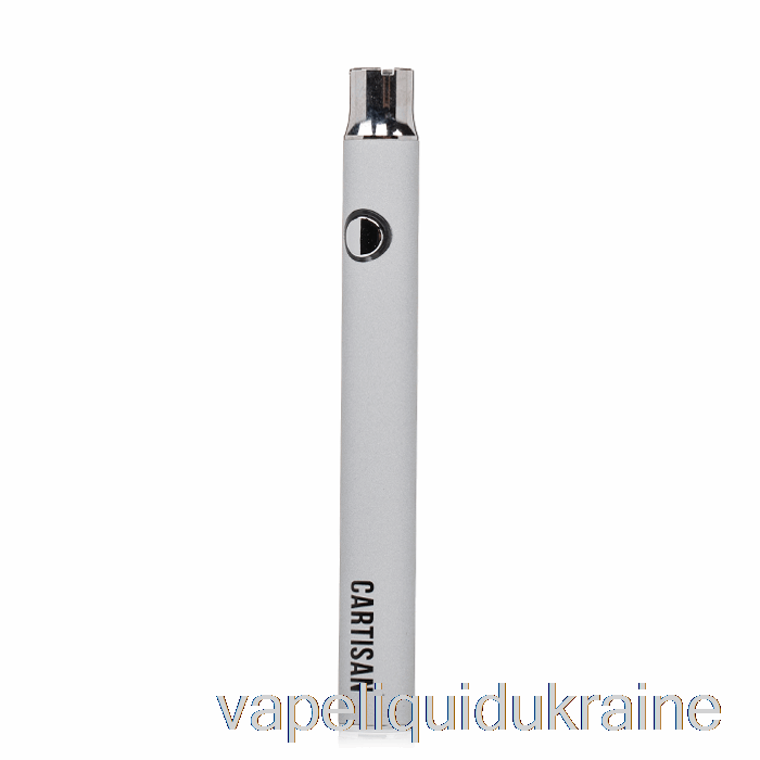 Vape Ukraine Cartisan Button VV 400 510 Battery Silver